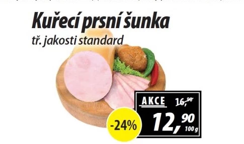 Šunka kuřecí prsní standardní