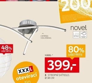 LED stropní svítidlo Novel
