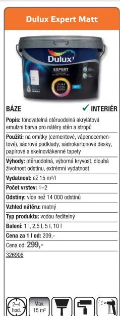 Barva interiérová Expert Matt Dulux