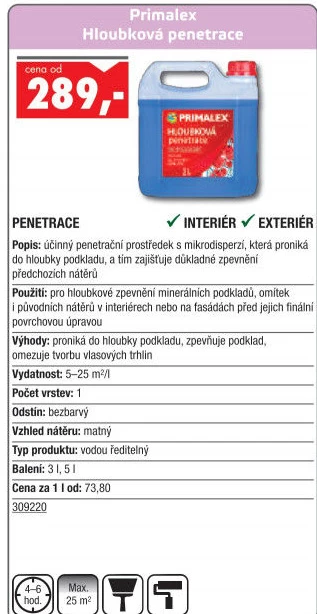 Hloubková penetrace Primalex