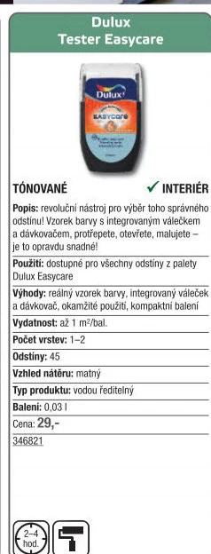 Tester Easycare Dulux