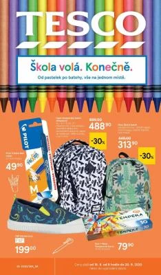 akční leták Tesco 18.8.2020-20.9.2020