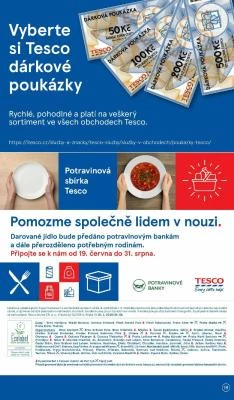 akční leták Tesco 26.8.2020-1.9.2020