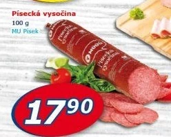 Salám Vysočina písecká Maso uzeniny Písek