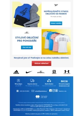 akční leták Sportisimo 23.8.2020-28.8.2020
