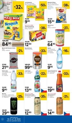 akční leták Tesco 26.8.2020-1.9.2020