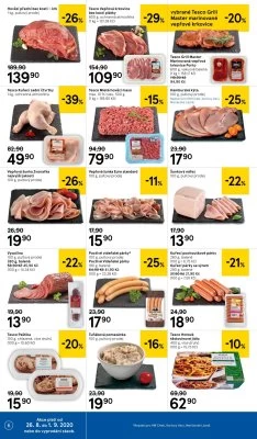 akční leták Tesco 26.8.2020-1.9.2020