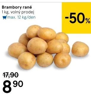 Brambory konzumní rané