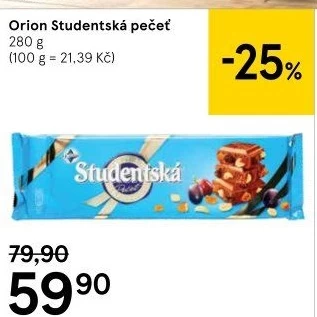 Čokoláda Studentská pečeť Orion