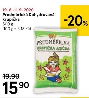 Dětská předměřická krupička Anička Mlýny J. Voženílek