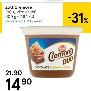 Dezert Cremore Zott