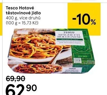 Hotová jídla Tesco