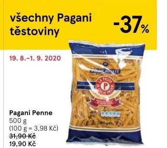 Těstoviny Pagani
