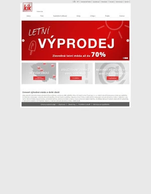 akční leták Kik textil 26.8.2020-1.9.2020