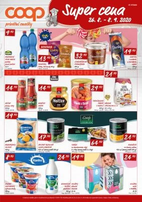 akční leták COOP 26.8.2020-8.9.2020