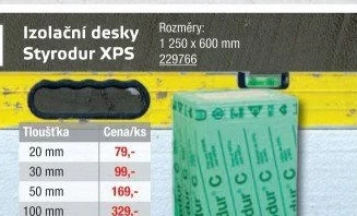 Extrudovaný polystyren Isover Styrodur