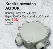 Krabice rozvodná