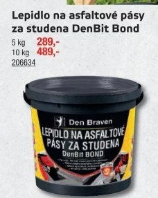 Lepidlo na asfaltové pásy za studenta Denbit Bond Den Braven