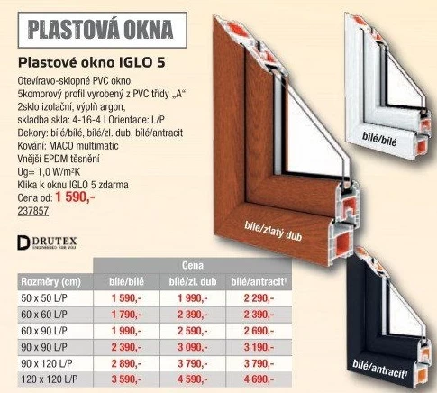 Plastové okno Iglo