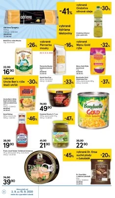 akční leták Tesco 2.9.2020-8.9.2020