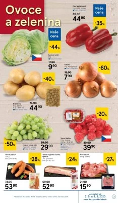 akční leták Tesco 2.9.2020-8.9.2020