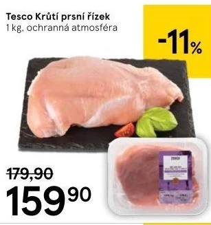 Krůtí prsní řízky Tesco