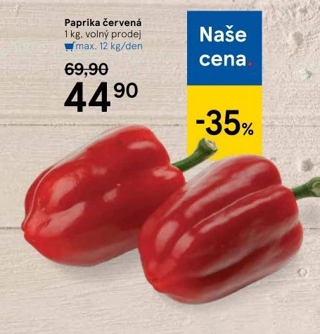 Paprika červená