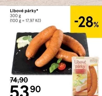 Párky libové