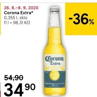 Pivo světlý ležák Corona Extra