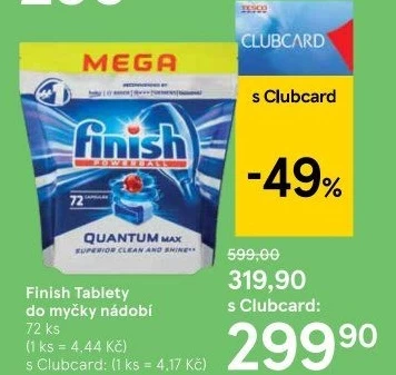 Tablety do myčky Finish