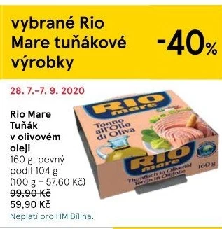 Tuňák v oleji Rio Mare