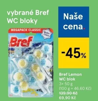 WC blok Bref