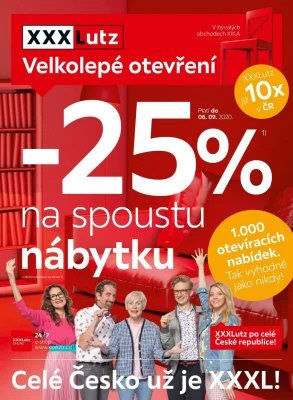 akční leták XXXLutz 31.8.2020-13.9.2020