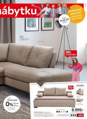 akční leták XXXLutz 31.8.2020-13.9.2020