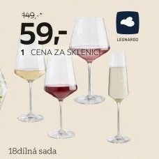 Sklenice na sekt Leonardo