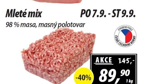 Mleté maso mix