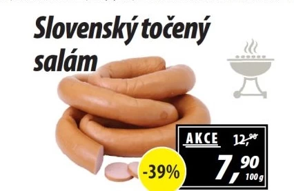 Salám slovenský točený