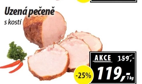 Uzená pečeně s kostí