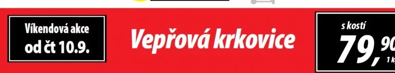 Vepřová krkovice s kostí