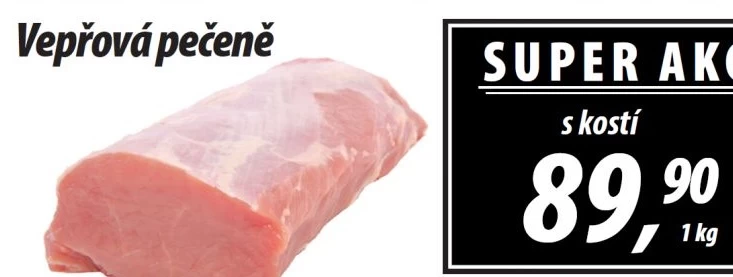 Vepřová pečeně s kostí
