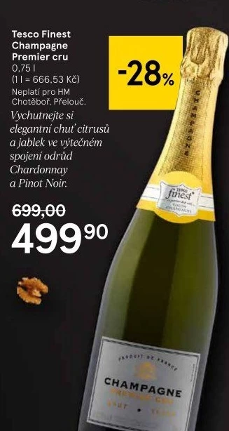 Champagne Premier Cru Tesco Finest