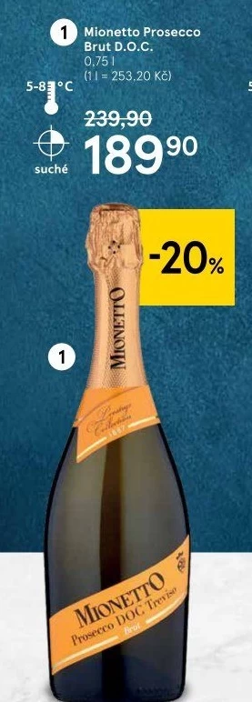 Prosecco Brut DOC Mionetto