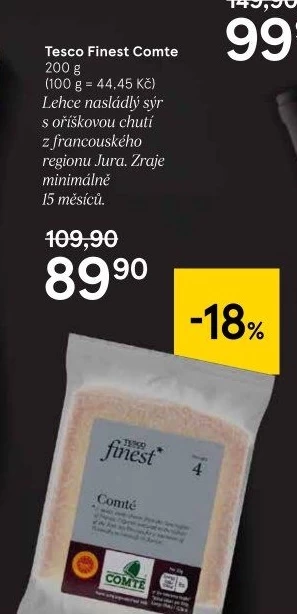 Sýr Comté Tesco Finest