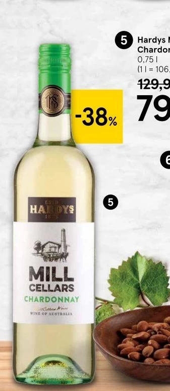 Víno Chardonnay Mill Cellars Hardys