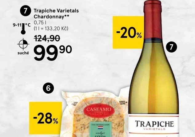 Víno Chardonnay Trapiche