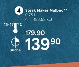 Víno Malbec Steak Maker