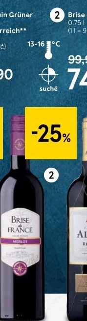 Víno Merlot Brise de France