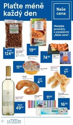 akční leták Tesco 9.9.2020-15.9.2020