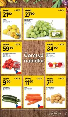 akční leták Tesco 9.9.2020-15.9.2020