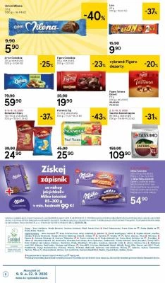 akční leták Tesco 9.9.2020-15.9.2020